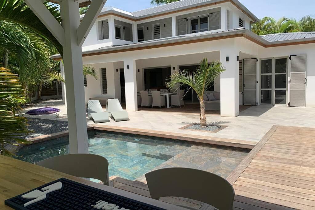 Villa Manzana : Neuve 4Ch 4Sdb 2 Piscines - Luxe Saint-Francois  Exterior foto